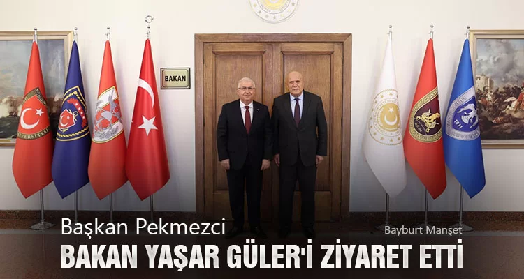 Başkan Pekmezci Bakan Yaşar Güler'i Ziyaret Etti