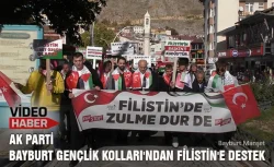 AK Parti Bayburt Gençlik Kolları'ndan Filistin'e Destek