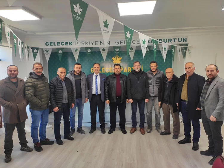 Ali Sayıner, Gelecek Partisi Bayburt Merkez İlçe Başkanı Oldu