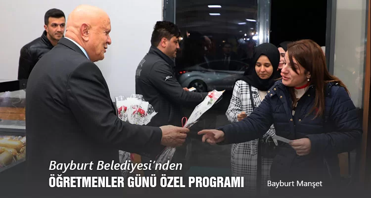 Bayburt Belediyesi’nden Öğretmenler Günü Özel Programı