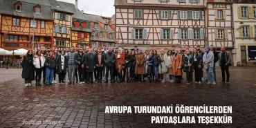 Avrupa Turundaki Öğrencilerden Paydaşlara Teşekkür