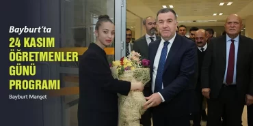 Bayburt’ta 24 Kasım Öğretmenler Günü Programı