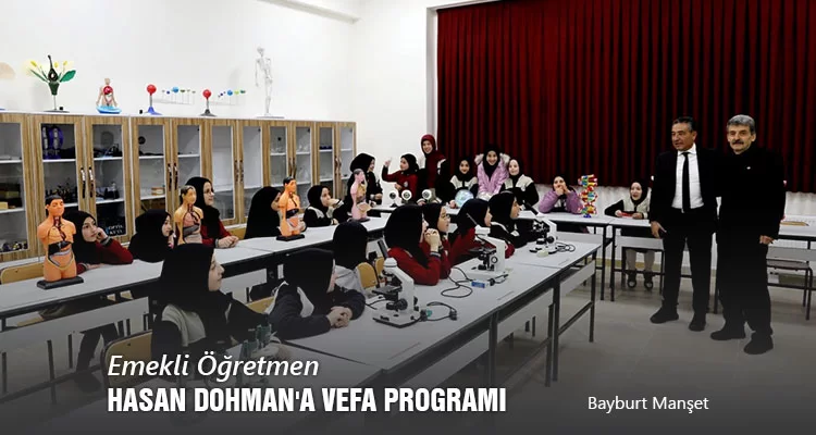 Emekli Öğretmen Hasan Dohman'a Vefa Programı Düzenlendi