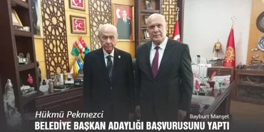 Hükmü Pekmezci, Belediye Başkan Adaylığı Başvurusunu Yaptı