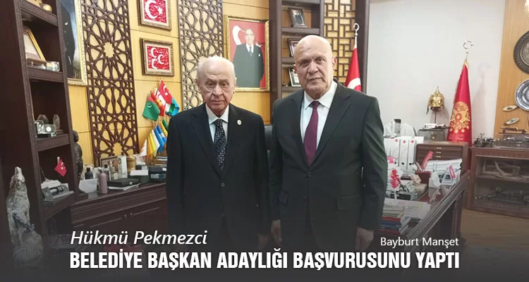 Hükmü Pekmezci, Belediye Başkan Adaylığı Başvurusunu Yaptı