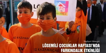 Lösemili Çocuklar Haftası’nda Farkındalık Etkinliği