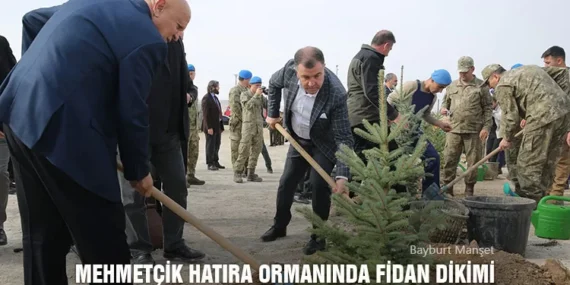Mehmetçik Hatıra Ormanında Fidan Dikimi Gerçekleşti