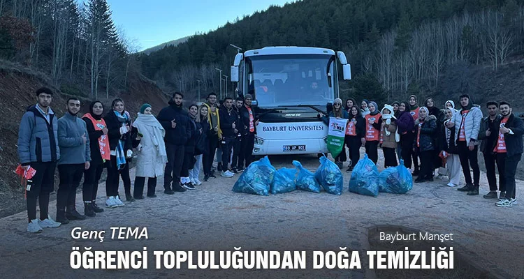 Genç TEMA Öğrenci Topluluğundan Doğa Temizliği