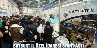 Kariyer Fuarı'nda Bayburt İl Özel İdaresi Stant Açtı