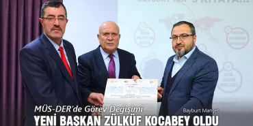 MÜS-DER’de Görev Değişimi, Yeni Başkan Zülküf Kocabey Oldu
