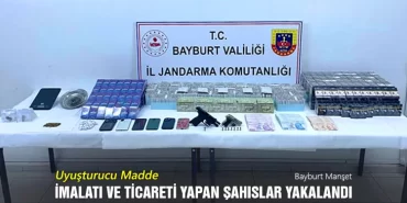 Uyuşturucu madde imalatı ve ticareti yapan şahıslar yakalandı