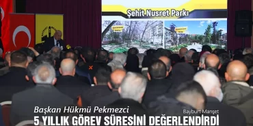 Başkan Hükmü Pekmezci 5 Yılık Görev Süresini Değerlendirdi