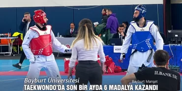 Bayburt Üniversitesi Taekwondo’da Son Bir Ayda 6 Madalya Kazandı
