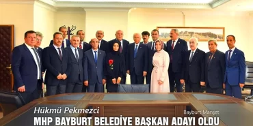 Hükmü Pekmezci, MHP Bayburt Belediye Başkan Adayı Oldu