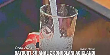 Ocak 2024 Bayburt Su Analiz Sonuçları Açıklandı, 7 Çeşme Kirli Akıyor