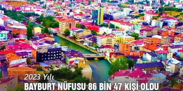 2023 Yılı Bayburt Nüfusu 86 bin 47 Kişi Oldu