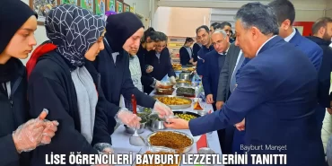 Aydıntepe Meslek Lisesi Öğrencileri Bayburt Lezzetlerini Tanıttı