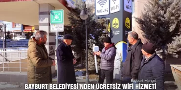 Bayburt Belediyesi’nden Ücretsiz Wifi Hizmeti