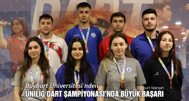 Bayburt Üniversitesi, ÜniLig Dart Şampiyonası’nda Büyük Başarı Elde Etti!