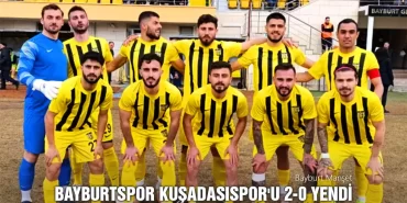 Bayburtspor Kuşadasıspor'u 2-0 Yendi