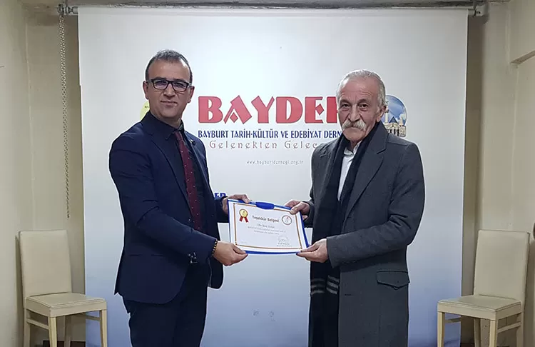 BAYDER Kültür Sohbetlerinde Bayburt’un İnsan Hafızası Sunumu