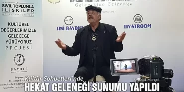 Kültür Sohbetleri'nde Hekât Geleneği Sunumu Yapıldı