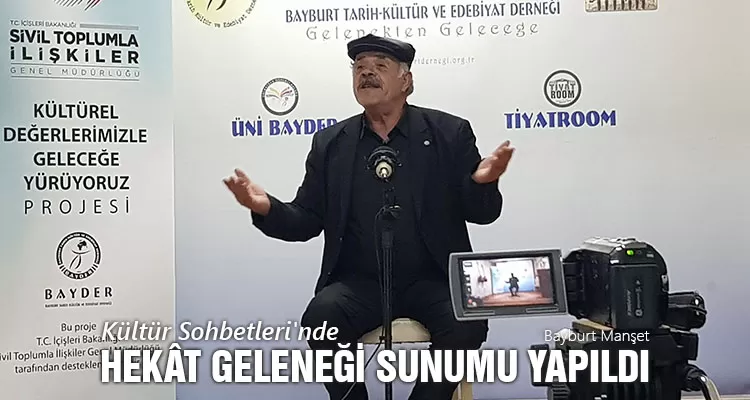 Kültür Sohbetleri'nde Hekât Geleneği Sunumu Yapıldı