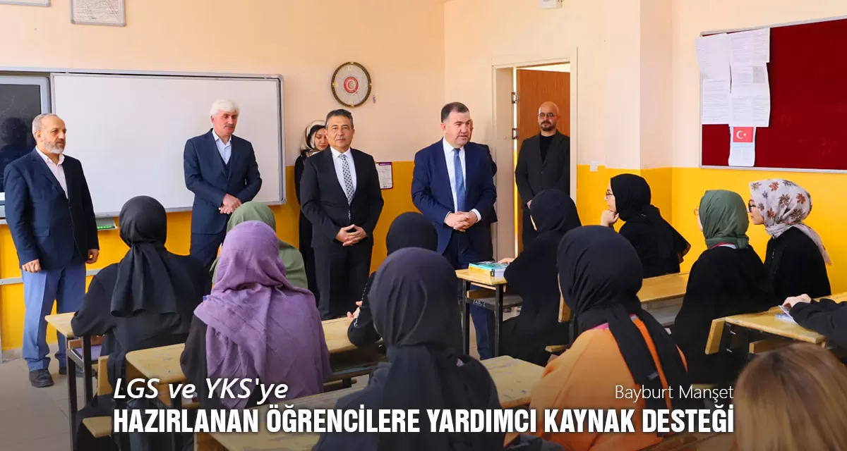 LGS ve YKS'ye Hazırlanan Öğrencilere Yardımcı Kaynak Desteği