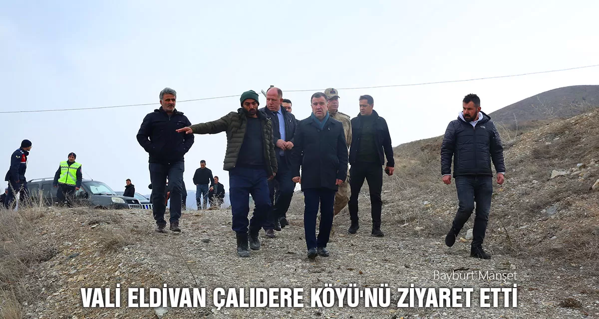 Vali Eldivan Çalıdere Köyü'nü Ziyaret Etti