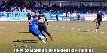 Bayburt Spor Kütahyaspor Deplasmanından Beraberlikle Döndü
