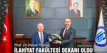 Davut Yaylalı İlahiyat Fakültesi Dekanı Olarak Göreve Başladı