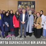 Vali Mustafa Eldivan Bayburt'ta Öğrencilerle Bir Araya Geldi
