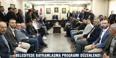 Bayburt Belediyesinde Bayramlaşma Programı Düzenlendi