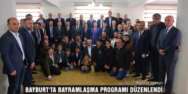 Bayburt'ta Bayramlaşma Programı Düzenlendi