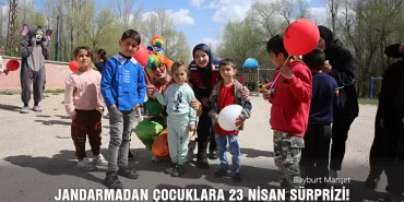 Jandarmadan Çocuklara 23 Nisan Sürprizi!
