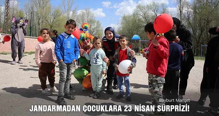 Jandarmadan Çocuklara 23 Nisan Sürprizi!