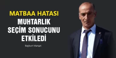 Matbaa Hatası Muhtarlık Seçim Sonucunu Etkiledi
