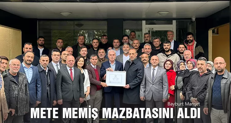 Mete Memiş Mazbatasını Aldı