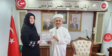Amerikan Uyruklu Kendra Dawn Bayburt'ta Müslüman Oldu!