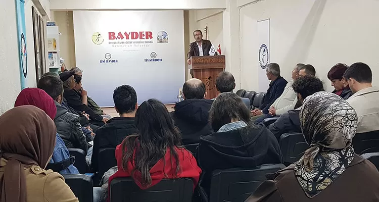 Prof. Dr. Turgut Bayramoğlu, BAYDER Kültür Sohbetleri'nde Yoksulluğu Anlattı