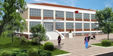 Bayburt'a 8 Derslikli Yeni Bir Okul Binası