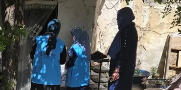 Diyanet Vakfı Gönüllüleri Bayburt'ta Kurban Eti Dağıttı