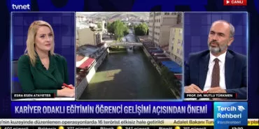 Rektör Türkmen, TVNET'te Bayburt Üniversitesi'ni Anlattı