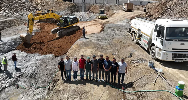 9.100 Dekar Tarım Arazisi Sulanacak, Yelpınar Göleti'nde Son Durum