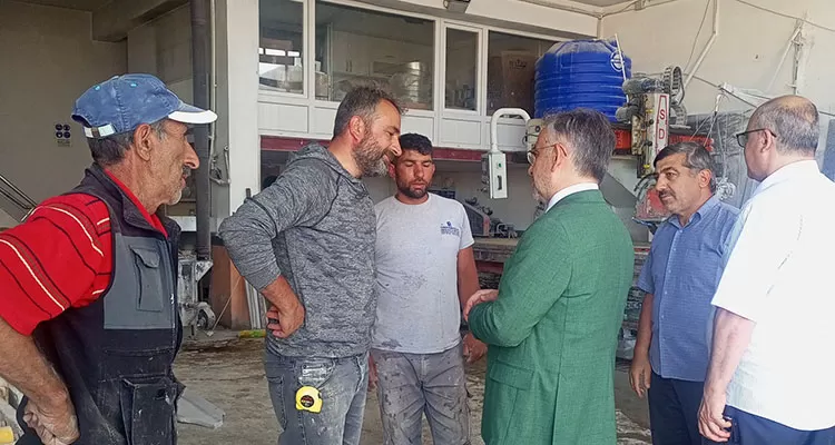 Bayburt Kayışkıran Küçük Sanayi Sitesi'nde Yeni Cami İnşaatı Hızla İlerliyor