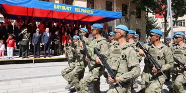 Bayburt'ta 30 Ağustos Zafer Bayramı Coşkusu Yaşandı