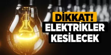 Bayburt Genelinde Pazar Günü 4 Saat Elektrik Kesintisi