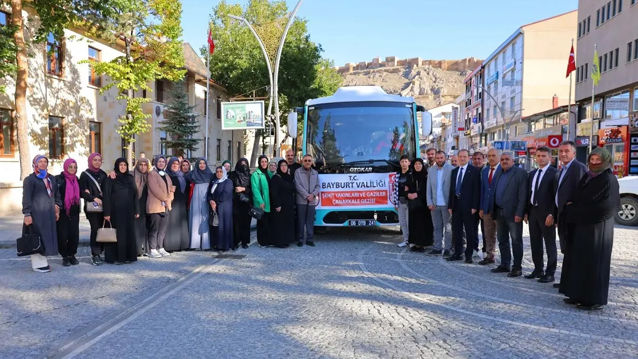 Bayburt'tan Çanakkale'ye Şehit Aileleri ve Gaziler Yola Çıktı