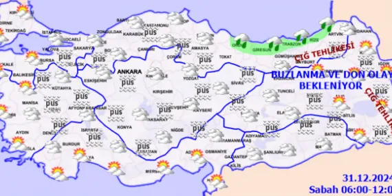 2024 Yılının Son Hava Raporu! İşte Detaylar
