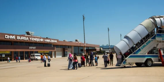 18 bin yolcu Bursa Yenişehir'den havalandı!